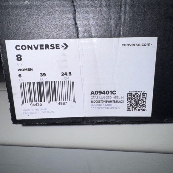 Converse Lugged Sneakers - Bloodstone/ White - 8 - Picture 5 of 6